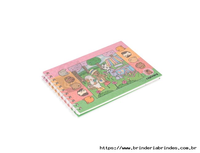 Caderno Para Colorir Desenho Animado - BG01