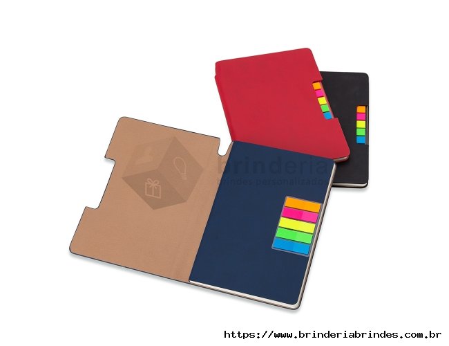 Caderno com autoadesivo 21x13 - CDN13