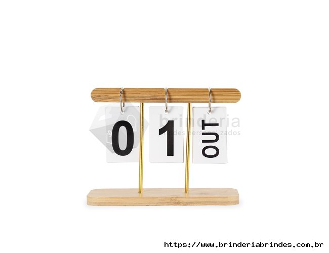 Calendrio Permanente Bambu - CAL04A