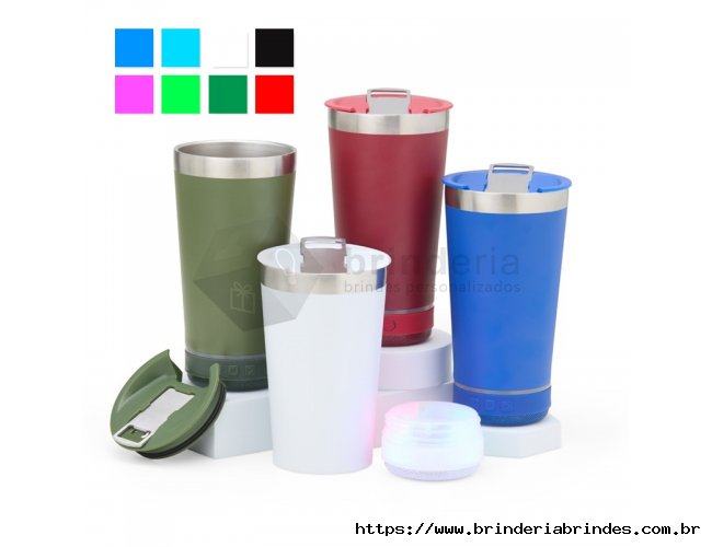 Copo Trmico 400ml com Caixa de Som - COT27C