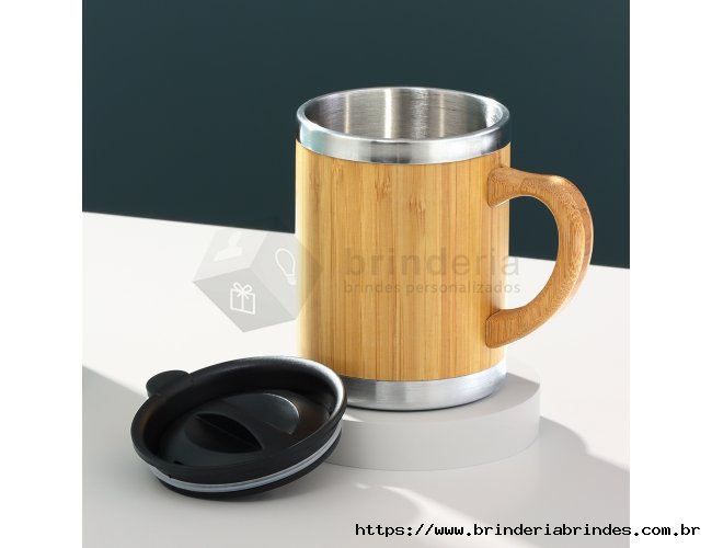 Caneca de Bambu 300ml - CN33