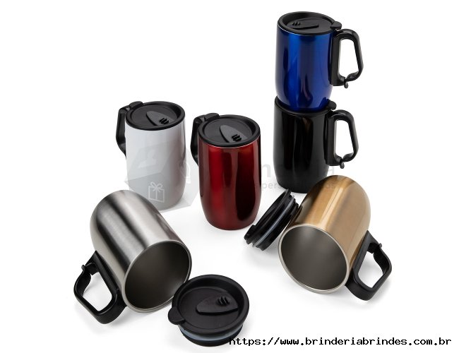Caneca Inox Parede Dupla 350ml - CAN35G
