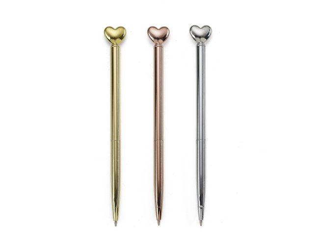 Caneta Metal Cora��o - CM40