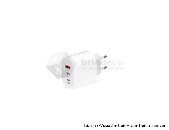 Carregador Turbo Com 3 Portas - TC05B