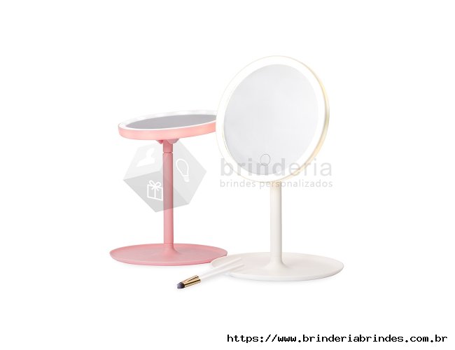 Espelho de Mesa Plstico com LED - EM03