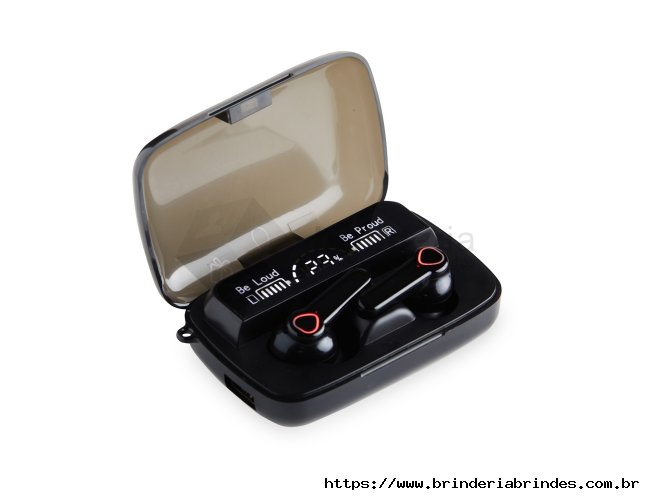 Fone de Ouvido Bluetooth com Case Carregador - FN17