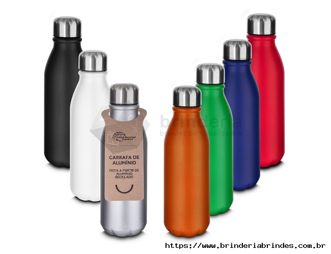Garrafa 600ml em Alumínio Reciclado. - SM09C