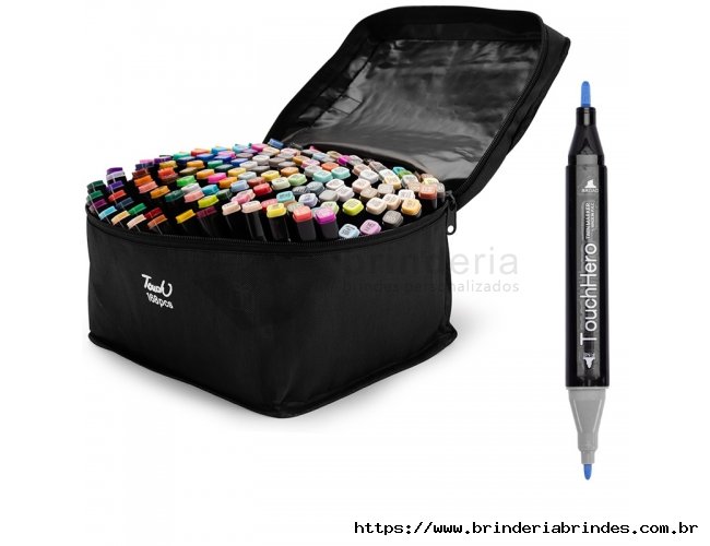 Kit Canetas Marcadoras 168 Cores - CMT11D