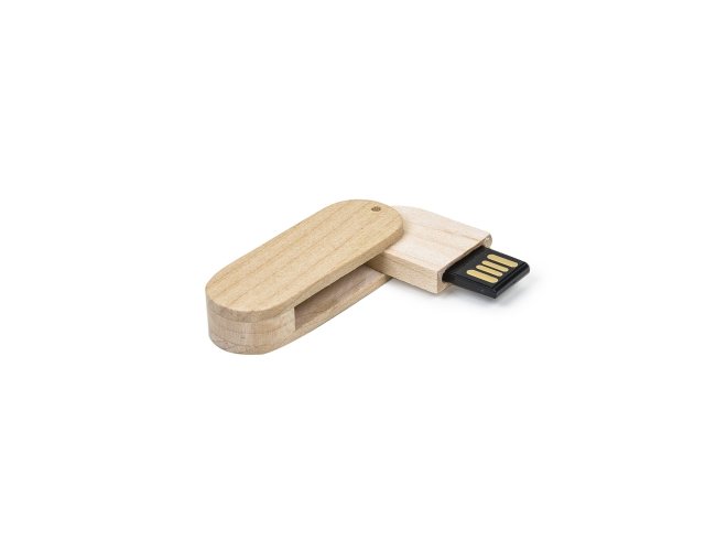 Pen Drive Giratrio Madeira - PN15