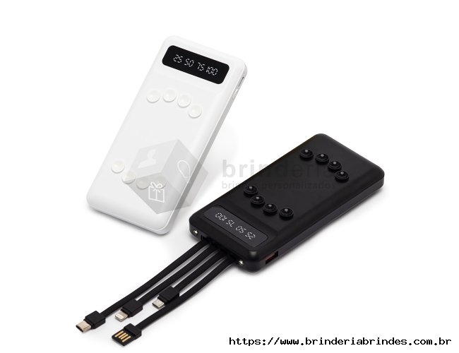 Power Bank 10.000mAh com Lanterna e Multissadas - PW08A