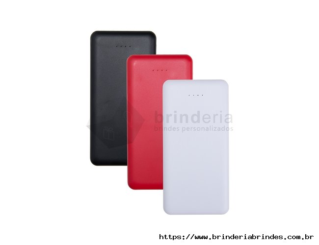 Power Bank 10.000mAh com Indicador Led - PW01