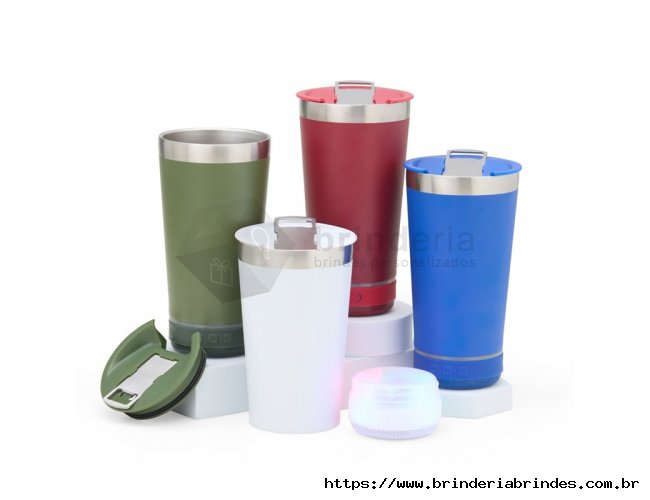 Copo Trmico 400ml com Caixa de Som - COP27C
