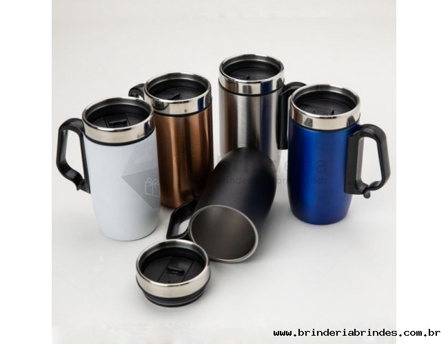 Caneca Inox Parede Dupla 275 ml - CN35