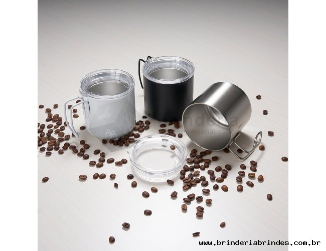 Caneca Inox Parede Dupla 350 ml - CN39